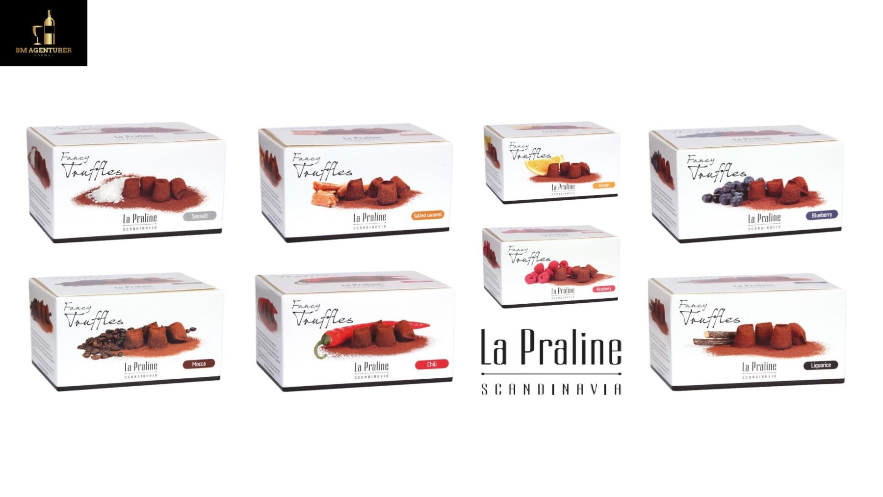 La Praline trøffel Appelsin 200g