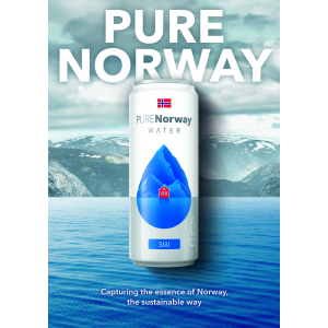 Water, Still, PureNorwayWater, 24 stk, 0,33L, Inkl Pant: 2,-/stk