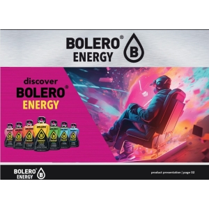 BOLERO E-GY GREEN ICED TEA 7g, gir 250ml Energy