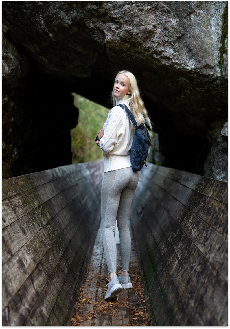 PURENorway RETRO Backpack junior, Black - Bilde 4