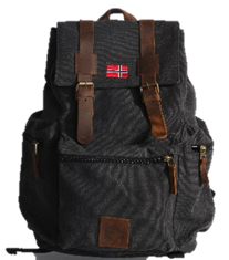 PURENorway RETRO Backpack junior, Black