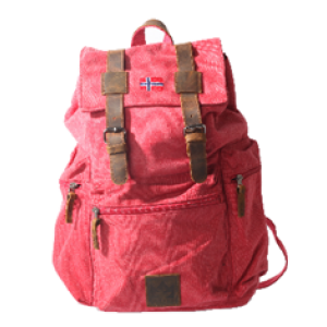 PURENorway RETRO Backpack junior, Red