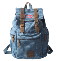 PURENorway RETRO Backpack Senior, Blue