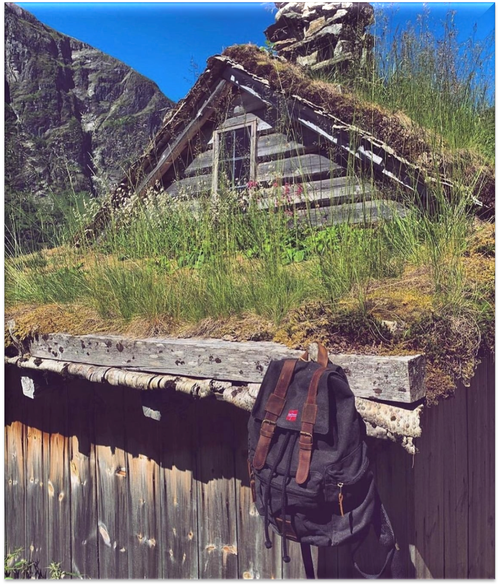 PURENorway RETRO Backpack junior, Black - Bilde 2